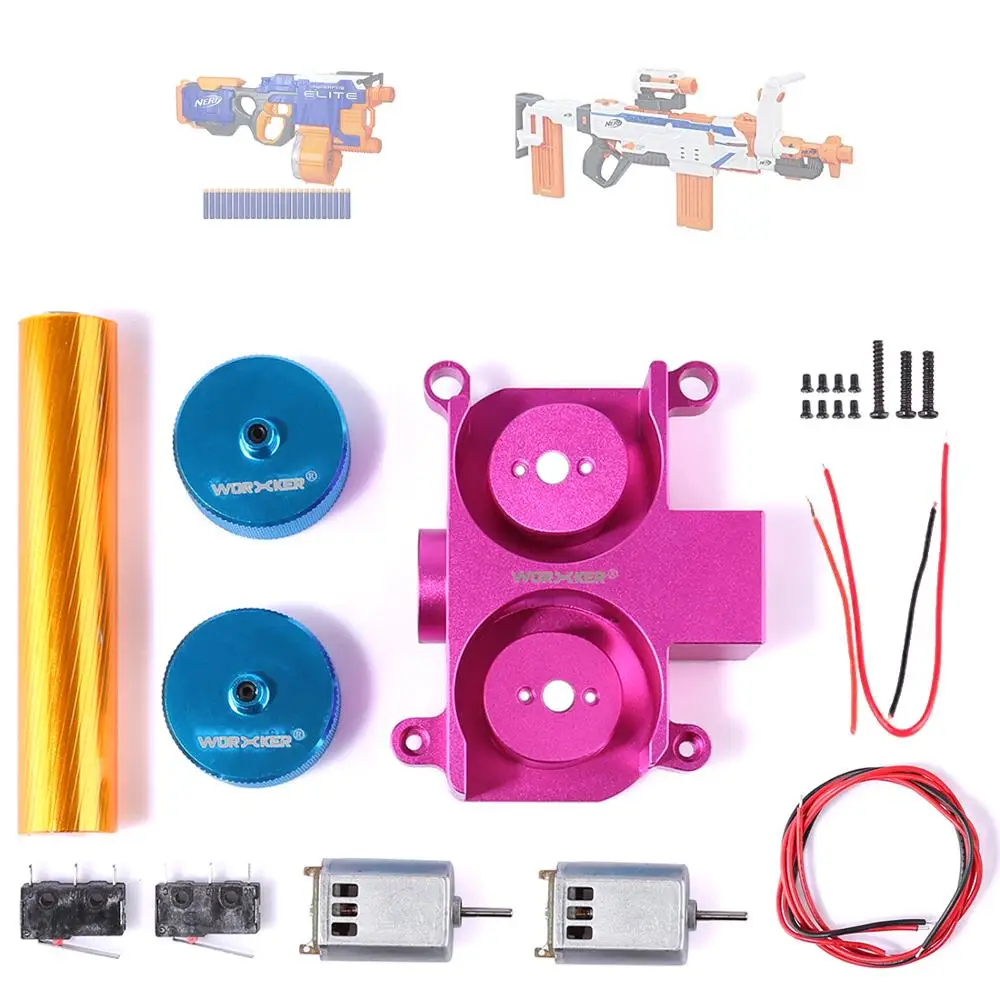 WORKER Super E Parts Set for Nerf HyperFire/Nerf Modulus Regulator