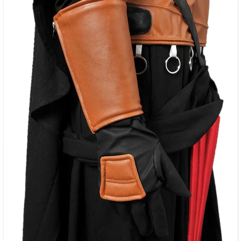 Darth Revan халат джедая косплей костюм черная накидка Туника Хэллоуин плащ с