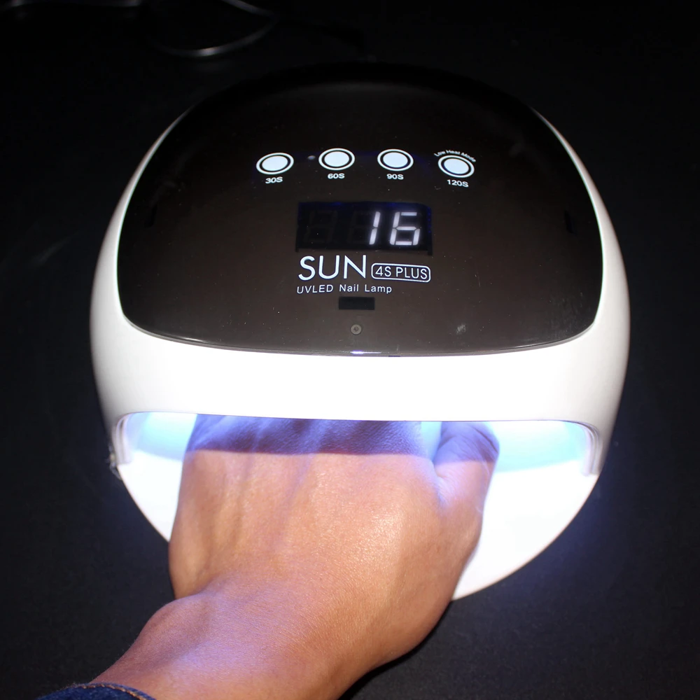 SUN4 Plus 48 Вт УФ лампа для маникюра ногтей Таймер ЖК дисплей лучший светодиодный
