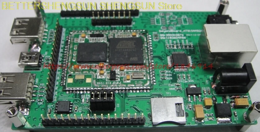 free shipping ARM9 AT91SAM9260 Linux ATMEL network board spike STM32F 51 microcontroller | Автомобили и мотоциклы