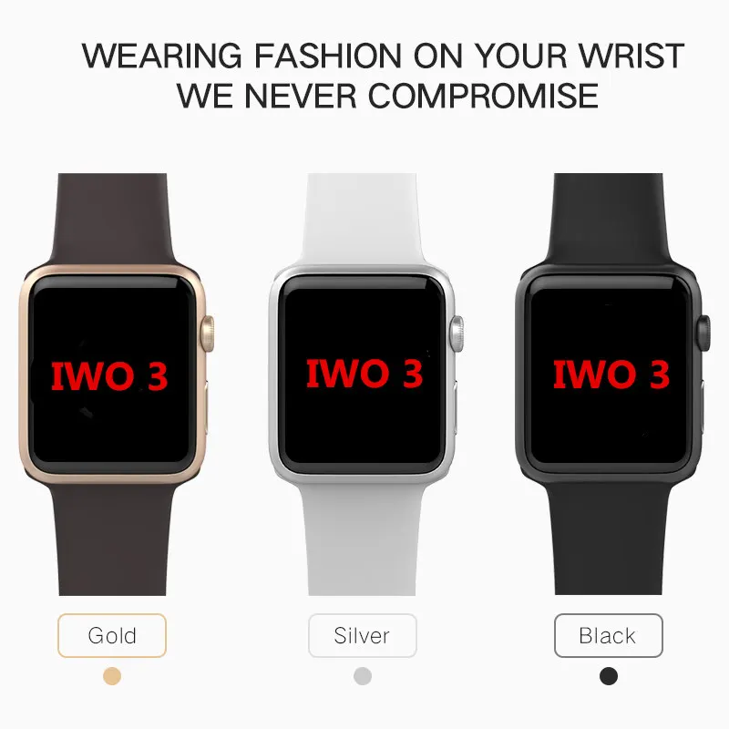 imágenes para IWO 1:1 IWO 3 mtk2502c Nuevo Bluetooth Reloj inteligente de gran capacidad impermeable Relojes Inteligentes para iPhone IOS y Android Smartphones imágenes para IWO 1:1 IWO 3 mtk2502c Nuevo Bluetooth Reloj inteligente de gran capacidad impermeable Relojes Inteligentes para iPhone IOS y Android Smartphones