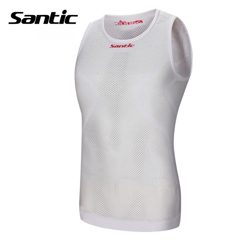 Santic Men Cycling Base Layer Summer Jersey Cycling Tight jersey MTB