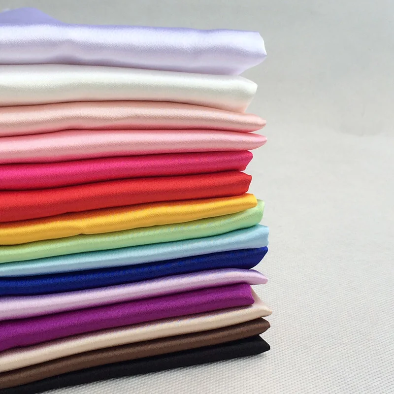 Buy 100 Polyester Satin Imitate Silk Fabric 150cm
