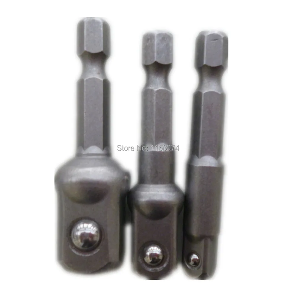 Hex Power Drill Bit Driver Socket Bar Wrench Adapter Extension 14 38 12 (1)