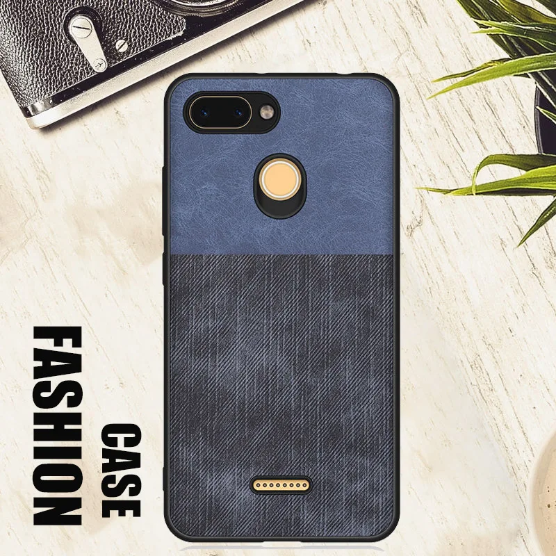 CoolDeal для Xiaomi Redmi 6 Pro Чехол Redmi6 чехол силиконовый край противоударный джинсы ткань
