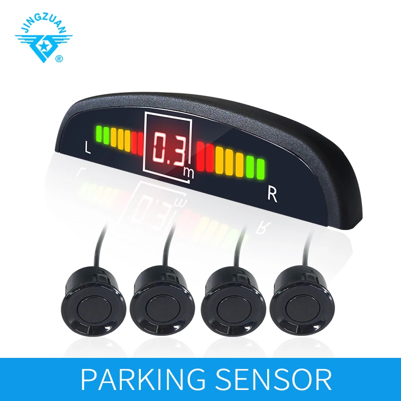 JINGZUAN Car Auto Parktronic LED Parking light With 4 Parking Sensors