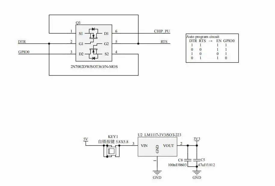 ESP32-WROVER макетная плата Тесты сжигание приспособление инструмент загрузчик для ESP-12F ESP-07S ESP-12S