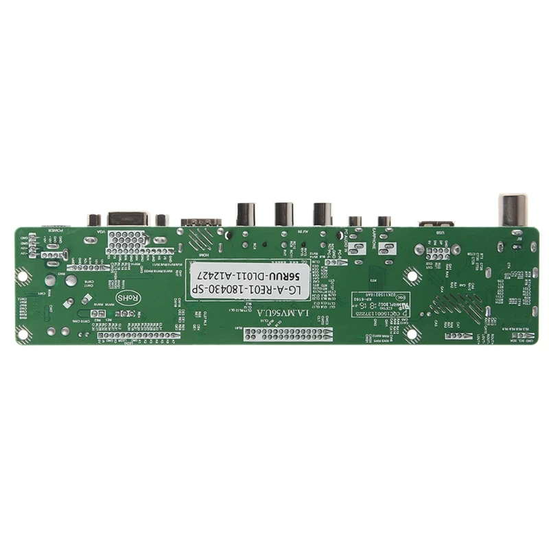 V53 универсальная плата драйвера контроллера ЖК телевизора ПК/VGA/HDMI/USB интерфейс + 7