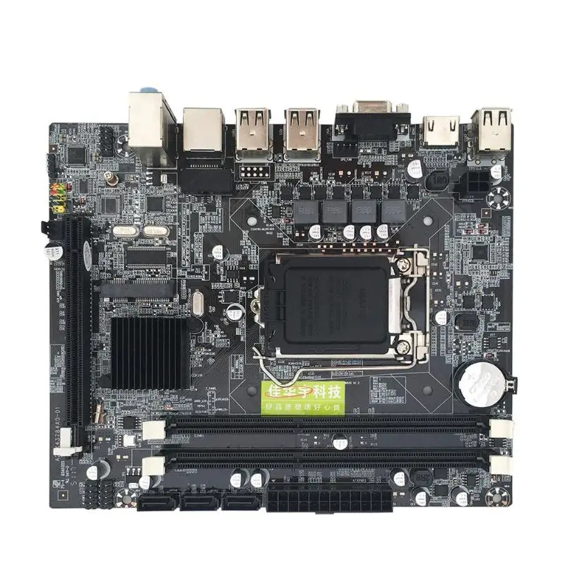 H55 PC LGA1156 компьютерная настольная материнская плата PCI-E X16 с 1037 двухъядерным процессором 2xDDR3 двойная материнская плата с HDMI Новинка