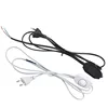 Dimmable Electricity wire Plug 1.8m Length Blcak/White Wire Line Cable with Rotatable Dimmer Button Power Cord for Table Lamps ► Photo 2/3