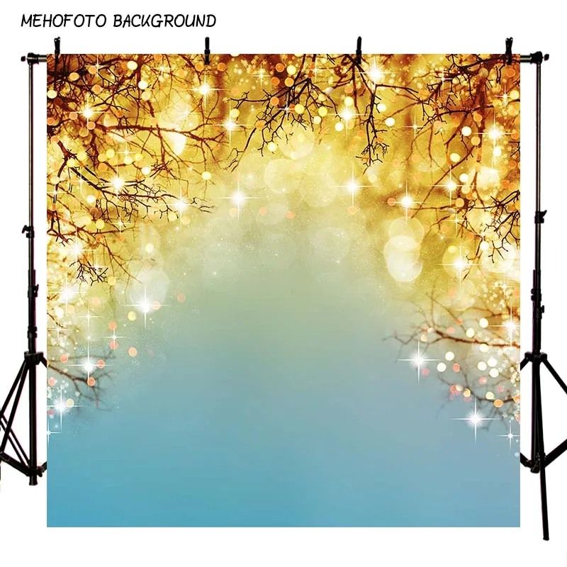 

MEHOFOTO Seamless New Christmas Theme Brokeh Photography Backdrops 10X10ft Children Photo Background Props Photo Studio ST-765