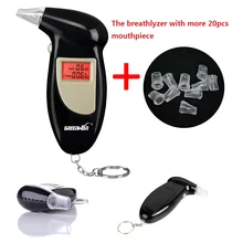 Грин 68 s анализатор дыхания алкогольно-респираторная трубка, алкотестер брелок звуковой сигнал