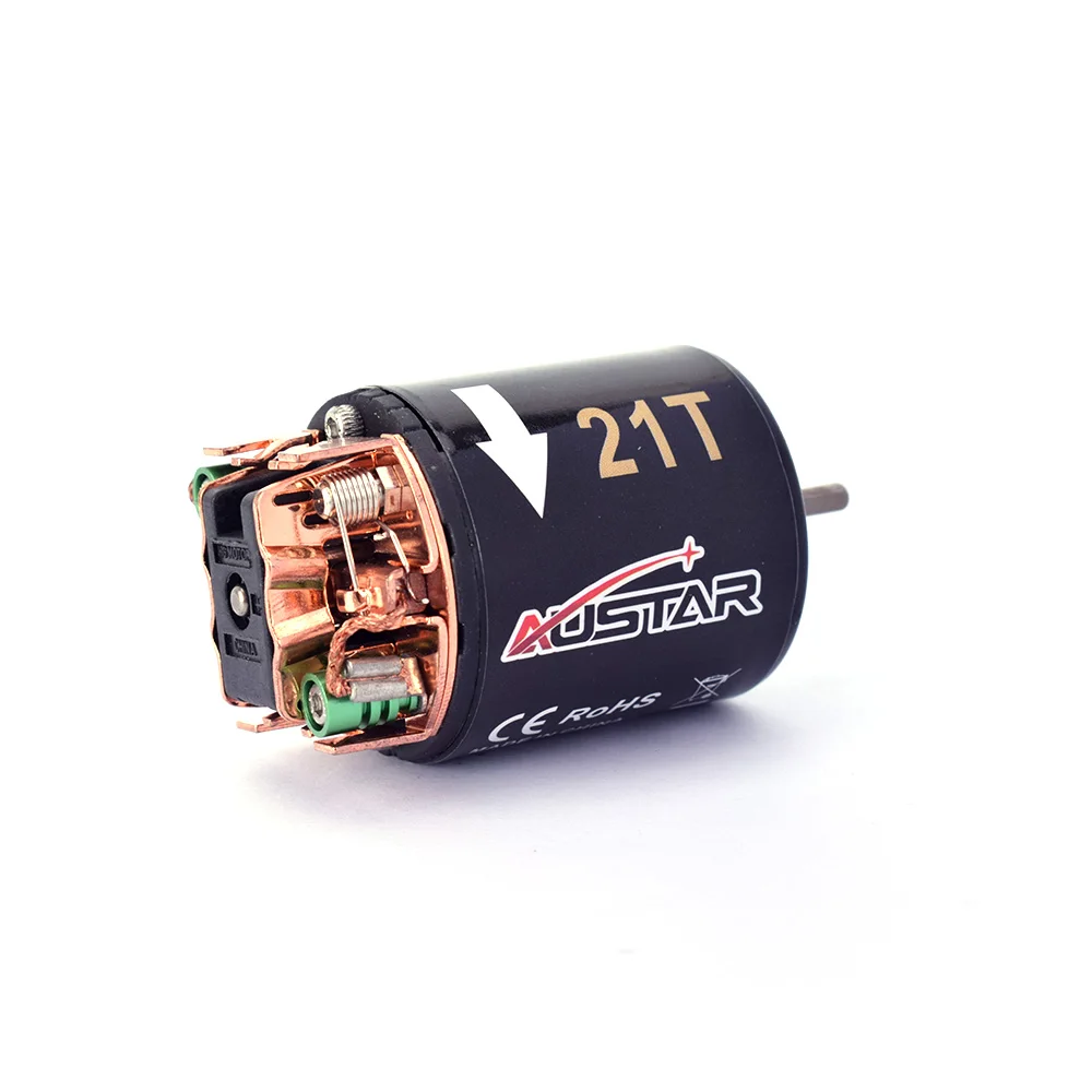 AUSTAR RS 540 21T 3 17 мм модифицированный щеточный двигатель для 1/10 Axial SCX10 RC4WD D90