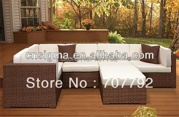 

simple design rattan sofa set: