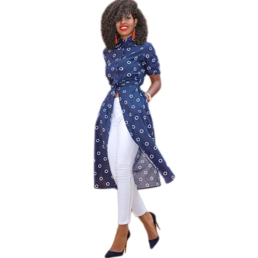 Womens Tops Fashion 2016 Long Design Shirt Women Blouses 3