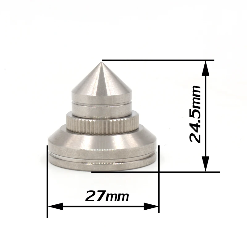 

4 set Stainless Steel Speaker Spike Isolation Foot Stand Cone For Turntable AMP CD DAC Recorder