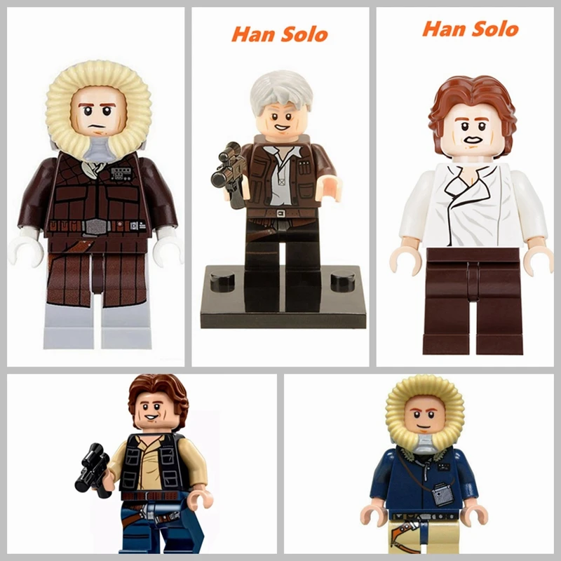 

Legoing Star Wars Movie Figures Set Han Solo Millennium Falcon Captain Model Building Blocks Toys For Children Legoing Starwars