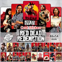 35 шт. красный Dead Redemption стикер карты классические западные персонажи видеоигр Джон Артур Чарлз Сэди голландский RDR2 стикер s