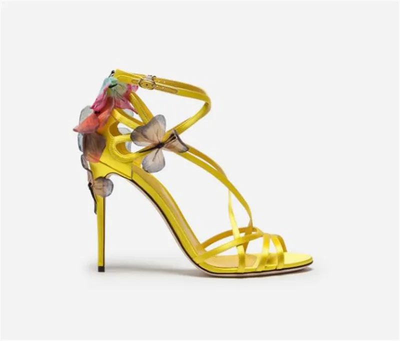 Sangle Avec Talons Sandales Haute Summer De Boucle D'été As New Mode Picture Papillon Bout Chaussures Pointu 2018 Mince Picture Super as wgtYXqzw