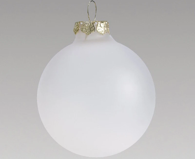Продвижение-DIY Paintable ясное рождественское Елочное украшение 80 мм матовый стеклянный шар орнамент, 5/упаковка