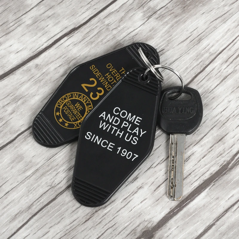 

Come And Play With Us THE SHINING Keychain OVERLOOK HOTEL Room 237 Pendant Key Chain Keyrings Horror film Jewelry For Fans