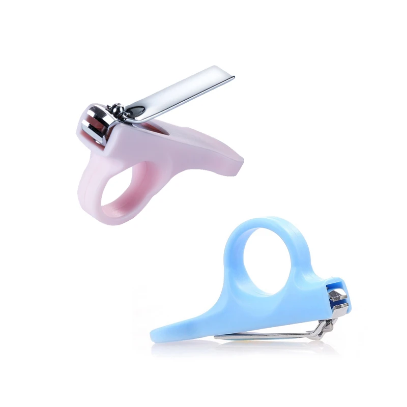 Safe Baby Nail Clipper Lovely Baby plastic Nail Scissors Potable Kids Nail Trimmer Hot Sale