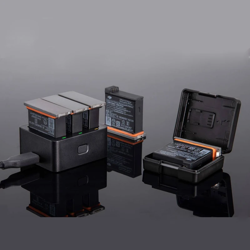 DJI Osmo Action Charging Kit интеллектуальная система зарядки значительно повышает