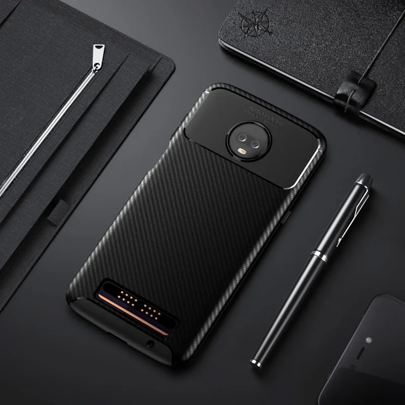 Чехол для Motorola Moto Z3 Play роскошный противоударный мягкий силиконовый чехол из