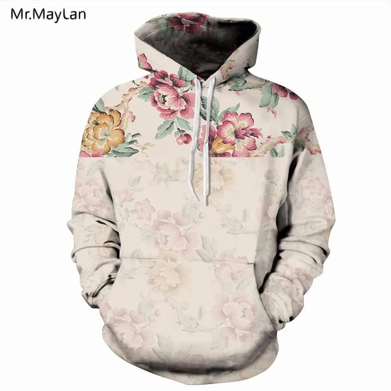 

Flowers Hoodies Men Women 3D Sweatshirts Digital Print Rosa Roses Floral Hooded Brand Hoody Top Unisex Casual Streetwear Clothes