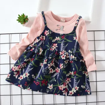 

Baby Girl Dress Clothes 2020 Spring Cotton Long Sleeve Girl Dresses For Girls Print Dress Kids Baby Clothing Toddler Vestidos