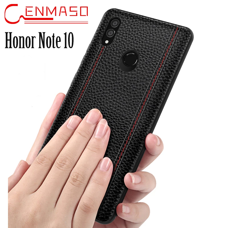 

Vintage Genuine Leather Case Huawei Honor Note 10 Case Back Cover Fashion Business Capa Honor Note 10 Full Protection Funda