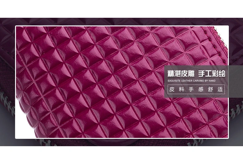 Women genuine leather wallet 16