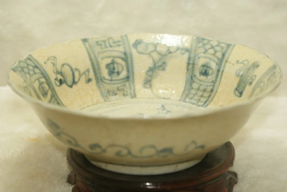 

Fine Old Blue and white China porcelain painted Ceramic Bowls old Porcelain Collectible