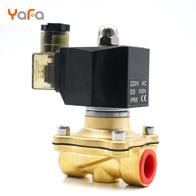 Электромагнитный клапан 1/2 &quotDC 12 V Нормально закрытый латунный Электрический