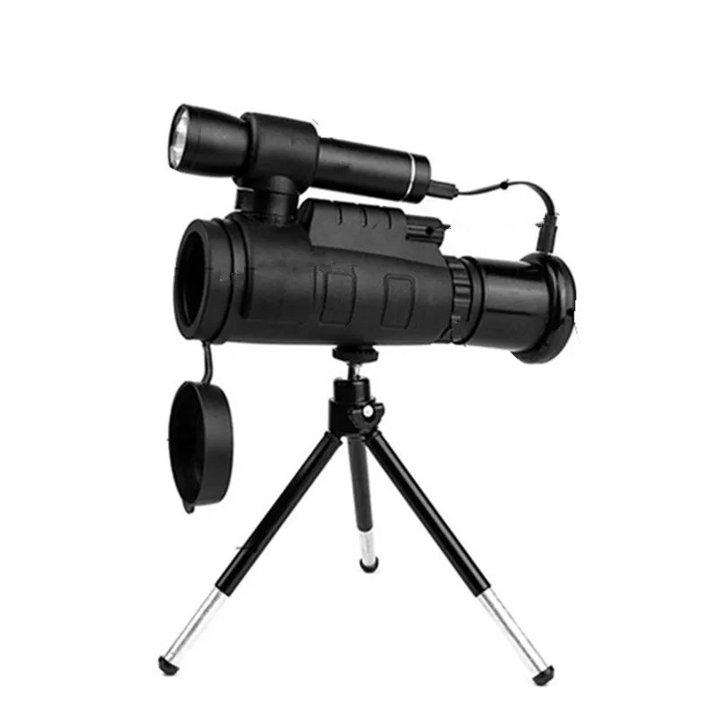 

2018 Infrared Night Vision Telescope Digital Powerful Monocular 40X60 Zoom Monocular Telescope for Smartphone With Tripod