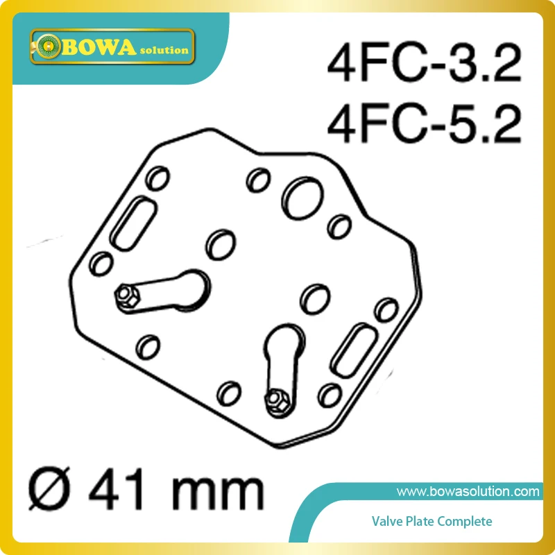 S4 dia.41mm Valve plate complete for bitzer piston compressor (4FC-3.2 and 4FC-5.2) S4 dia.41mm Valve plate complete for bitzer piston compressor (4FC-3.2 and 4FC-5.2)