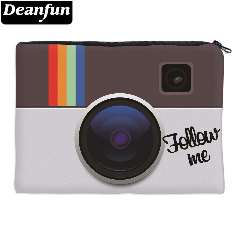 

Deanfun 3D Printing Cosmetic Bags Camera Fashion with Zipper for Women Makeup Storage Dropshipping 85031