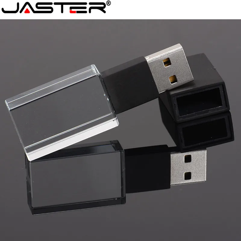 JASTER Кристальный USB флэш накопитель 4 ГБ 8 16 32 64 2 0 Memory Stick металлический флеш
