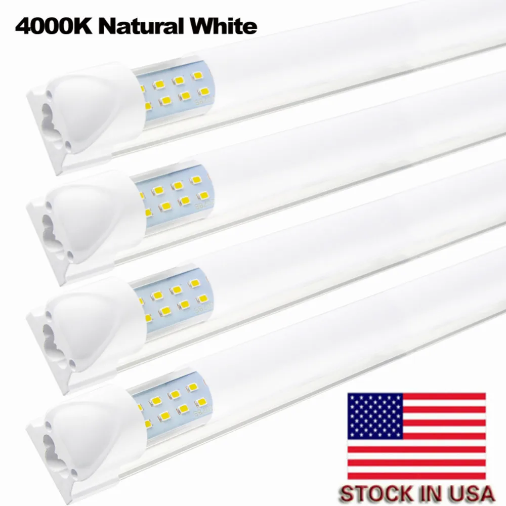 

20Pack LED Tube Light, 65W 8ft LED Shop Light Fixture, Double Side Integrated Bulb Lamp, Works Without T8 Ballast, Plug and Play