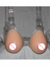 800G C Cup Teardrop Shape Bra Artificial Silicone Breast Form Enhancer False Tits Boob Chest For Transgender Crossdresser