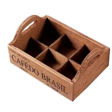 Новая деревянная коробка для хранения мелочей, креативные ювелирные изделия ручной работы, коллекция Organizador, домашний декор, деревянная коробка для хранения, 6 решетчатых, porta joias
