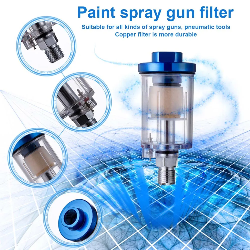 

Small Filter Air Moisture Water Oil Separator Durable For Compressor Spray Paint Tool JDH99