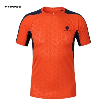 

Colorblock Running Shirt Men Tops Tees Men's T-shirt Training Badminton short Sleeve Gym Fitness Soccer Jerseys hiking