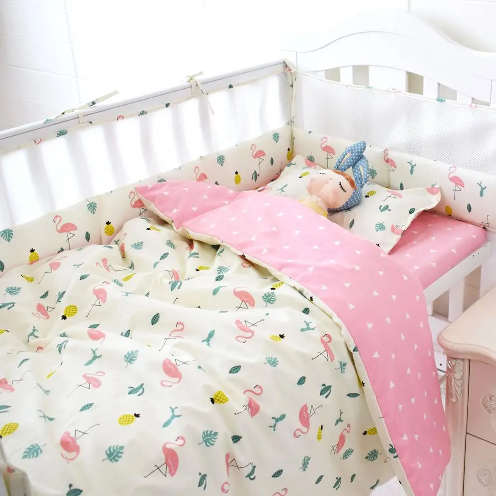 baby bedding set 100 cotton pillowcase bed sheet duvet cover summer