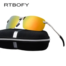 RTBOFY car drivers night vision goggles anti-glare polarizer sunglasses Polarized Driving Glasses With Box.3043