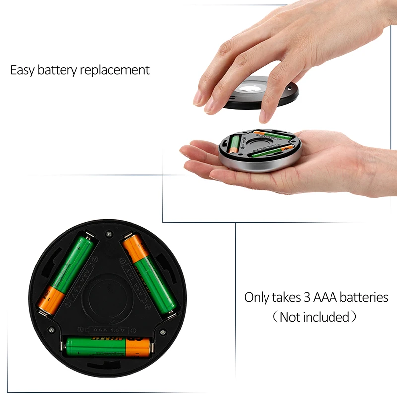 Luzes da Noite da noite sem fio luz Bateria : Aaa