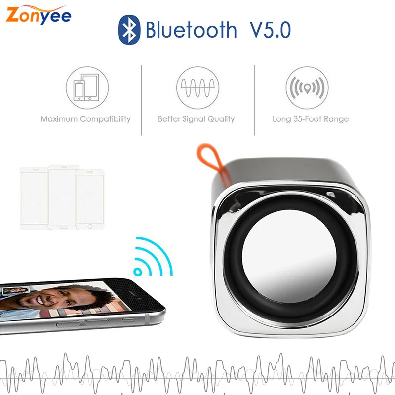 Беспроводной Bluetooth динамик с памятью TF карта музыкальный mp3 плеер мини