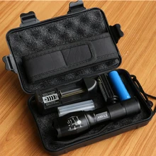 LED flashlight Tactical Flashlight 8000Lumens CREE XM-T6/L2 Zoomable 5 Modes aluminum Lanterna LED Torch Flashlights For Camping