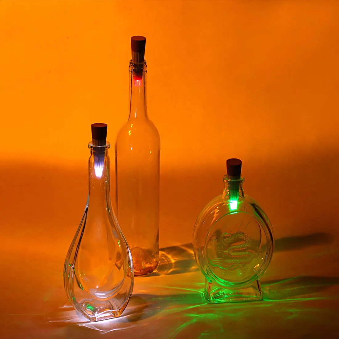 water bottle night light