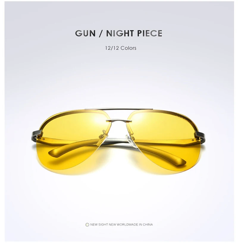 AORON, мужские поляризованные солнцезащитные очки, мужские, фирменный дизайн, солнцезащитные очки, алюминиевая нога, зеркальные линзы, солнцезащитные очки для мужчин/wo для мужчин